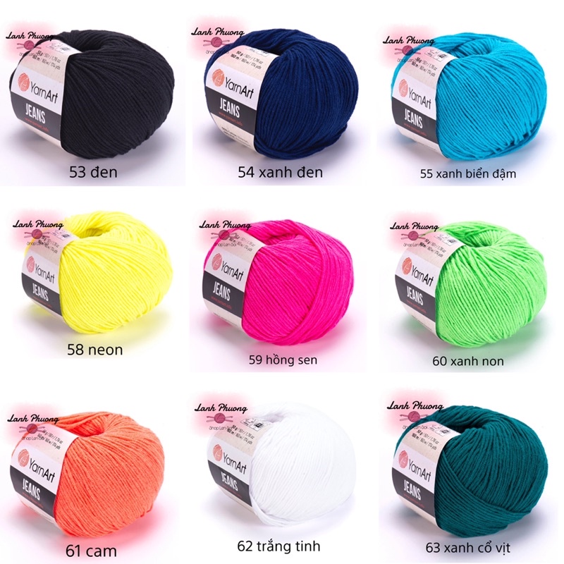 Len Jeans Art Thổ Nhĩ Kỳ 50 gram