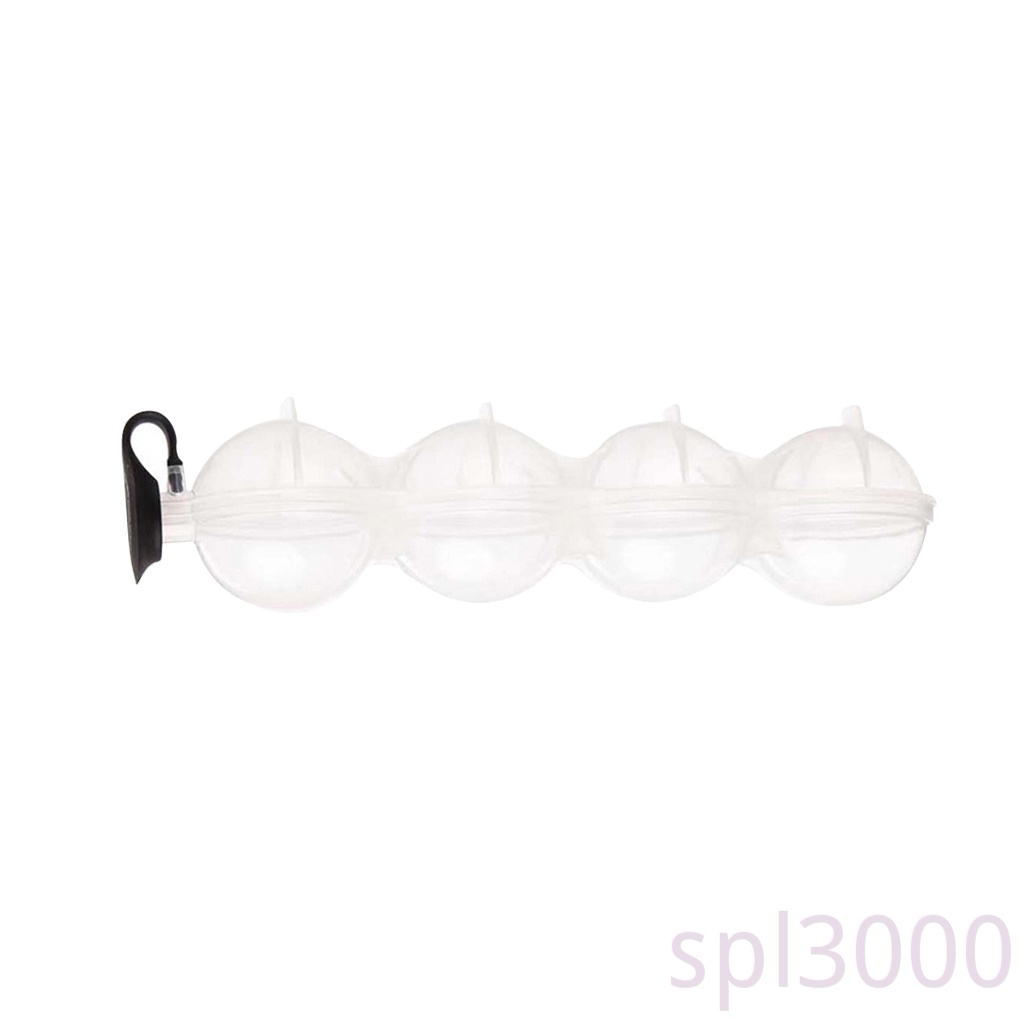 Khuôn silicone làm nước đá hình quả bóng tròn 4 ngăn DIY
