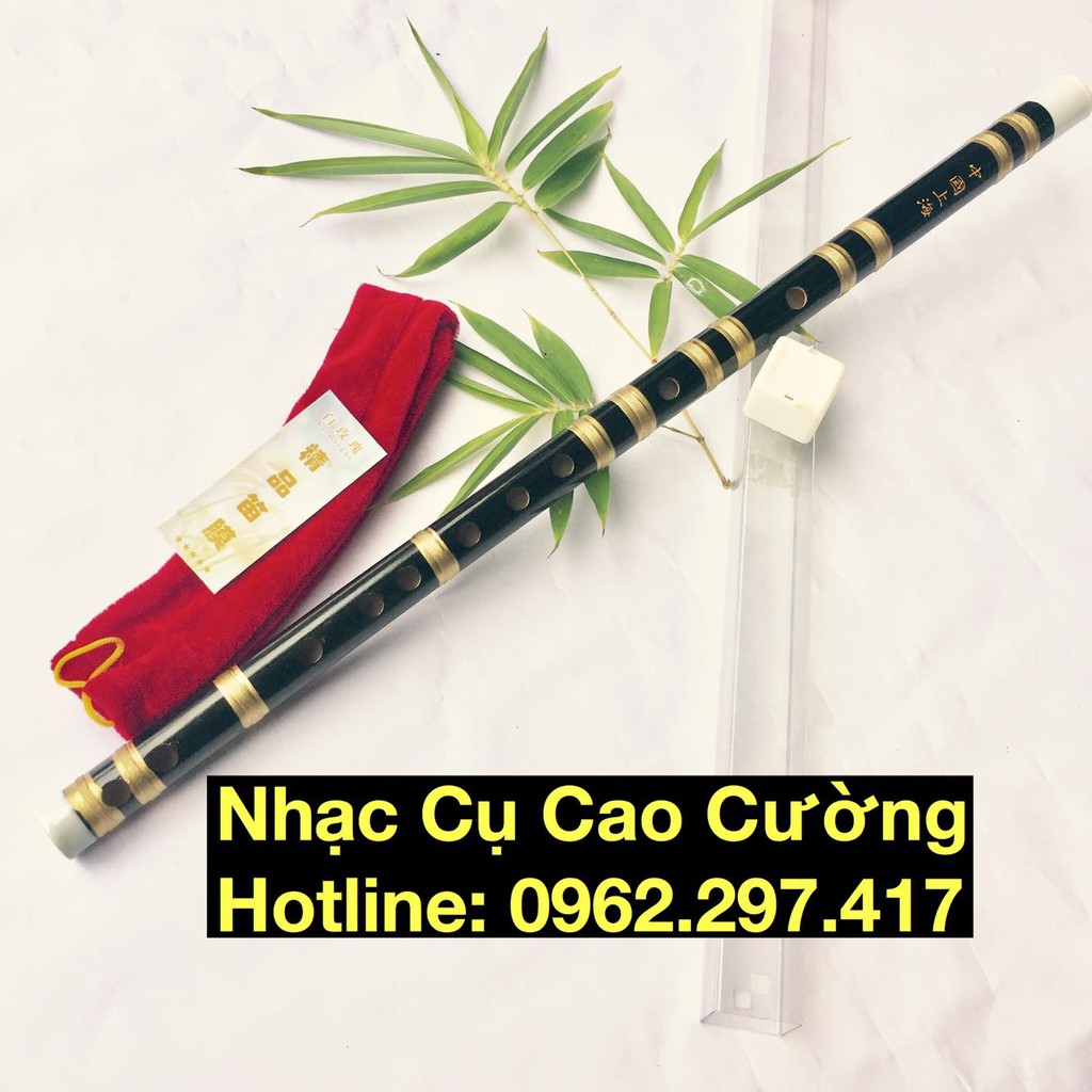 Sáo Trúc Dizi đen không khớp