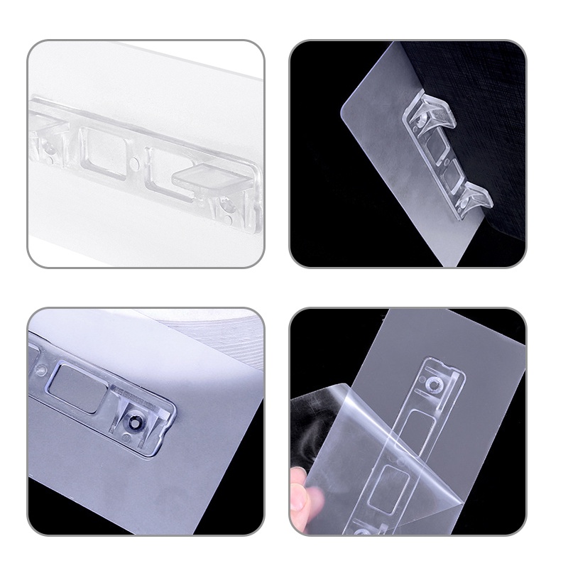 2 cái Kéo dài Giá đỡ Chốt tự dính Đấm Miễn phí Tủ Tủ Tủ Tủ Kệ Giá đỡ Giá đỡ