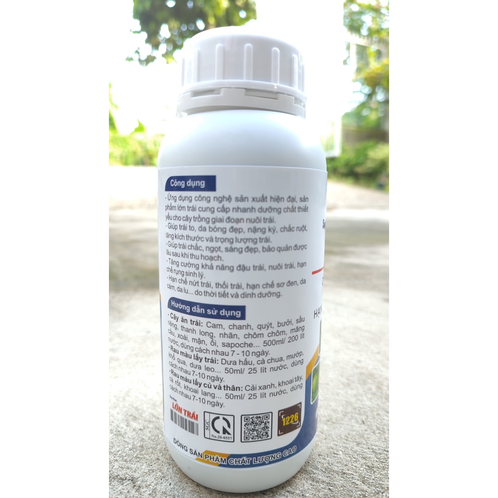Phân bón dưỡng trái - to trái. chai 500ml Super fruit