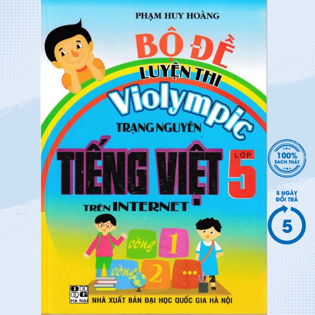 Sách - Bộ Đề Luyện Thi Violympic Trạng Nguyên Tiếng Việt Lớp 5 Trên Internet