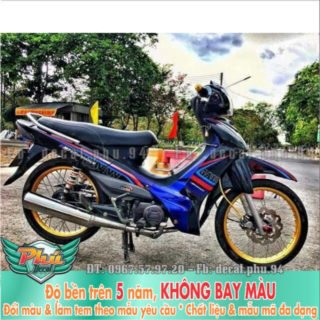 Tem rời Elegant BMW xanh đen (X) -1