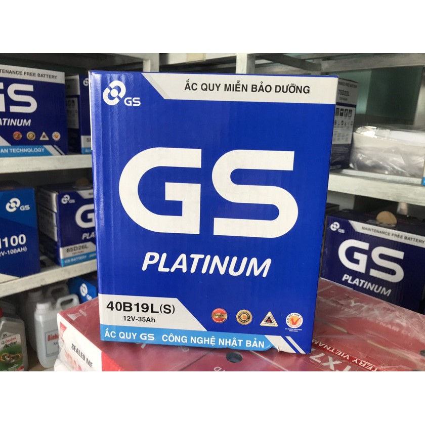 BÌNH ĐIỆN ẮC QUY Ô TÔ GS MF 40B19L