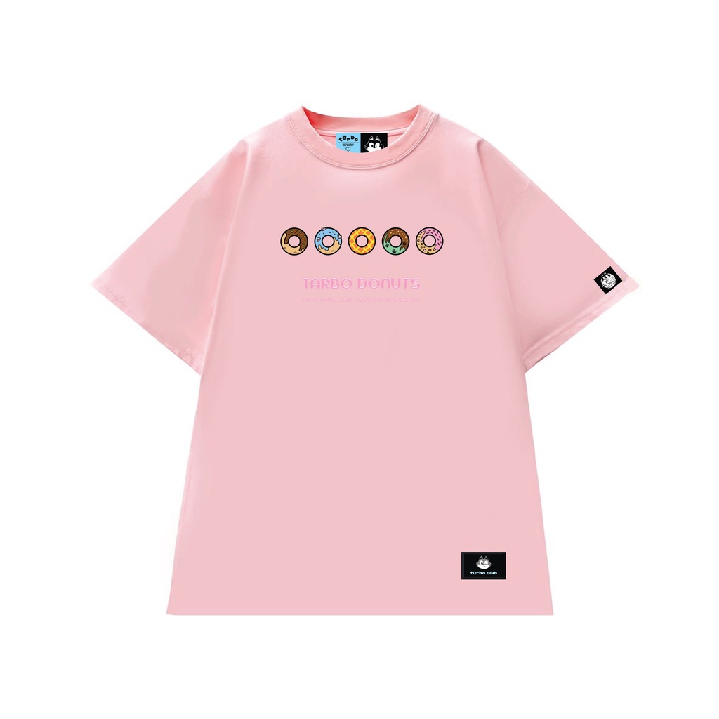 ÁO THUN TARBO TEE DONUTS ÁO THUN TAY NGẮN NAM NỮ Outfit Cotton 4 Chiều Local Brand