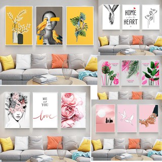 Tranh treo tường bộ 3 bức style Hiện đại CỠ LỚN