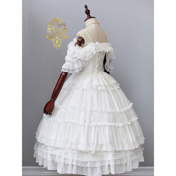 Đầm Cosplay trắng