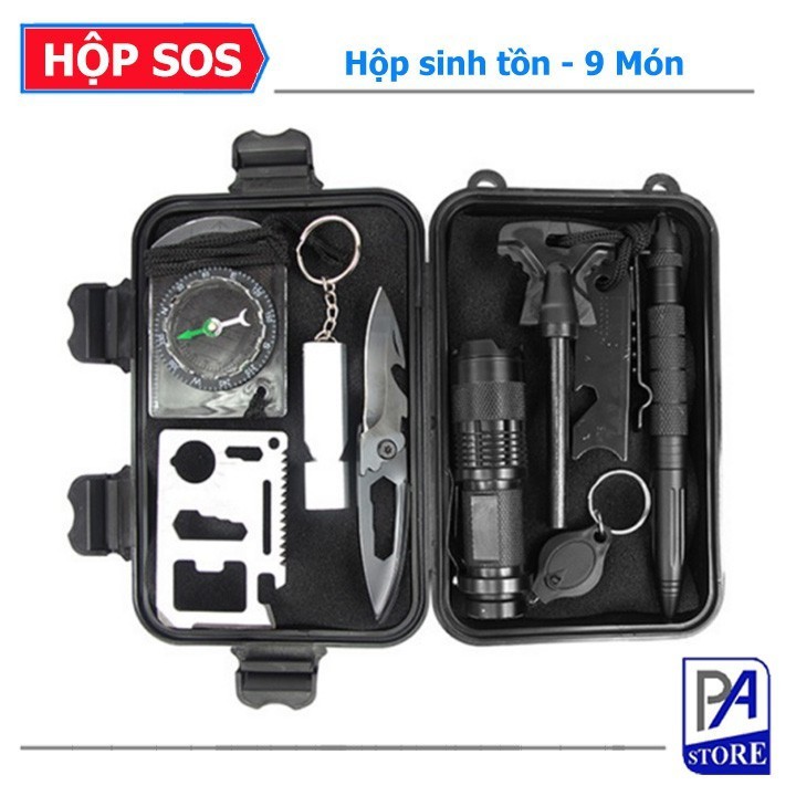 Hộp Sinh Tồn SOS – 9 Món Phụ kiện Phượt Thủ Tiện Lợi Phong Cách