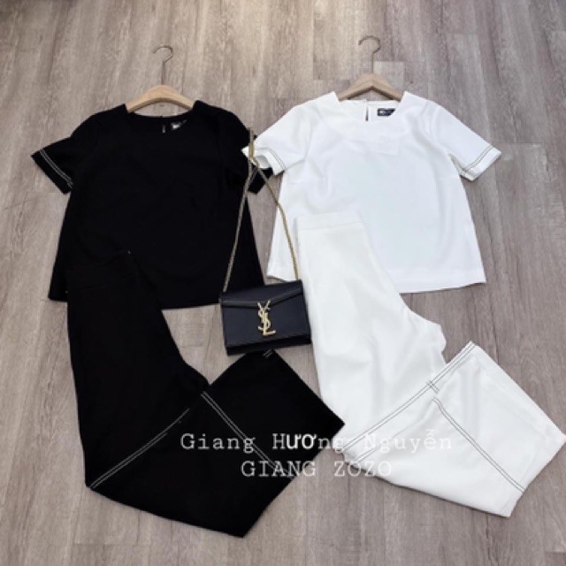 Thời Trang Nữ BÁN SỈ BỘ ÁO CỘC QUẦN DÀI VIỀN CHỈ NỔI CHO NỮ Phương Linh Shop