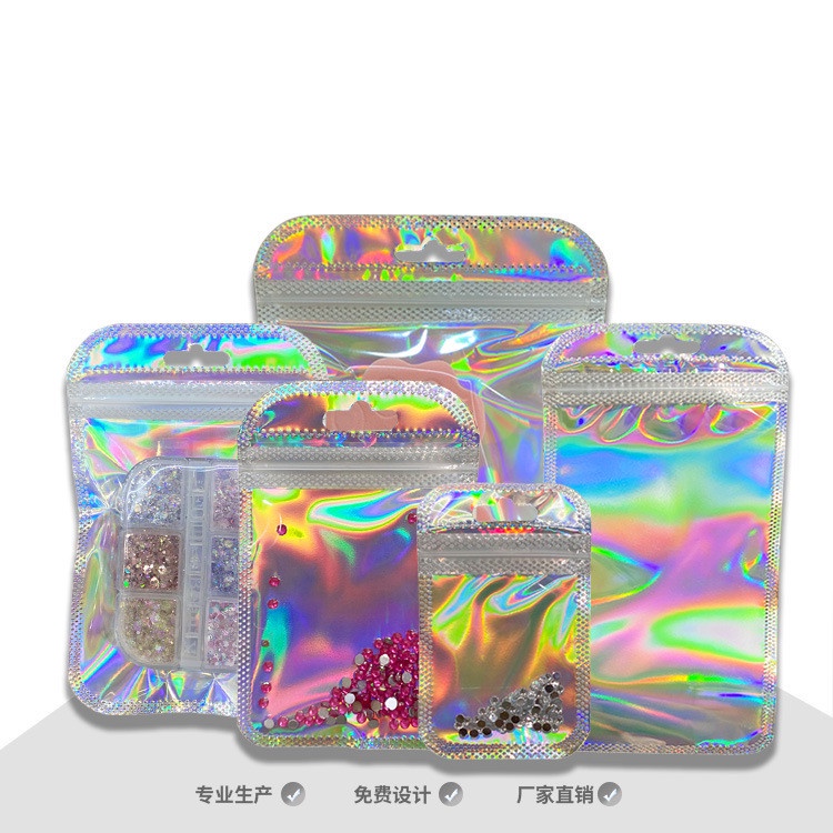 Túi zip hologram đựng đồ trang sức