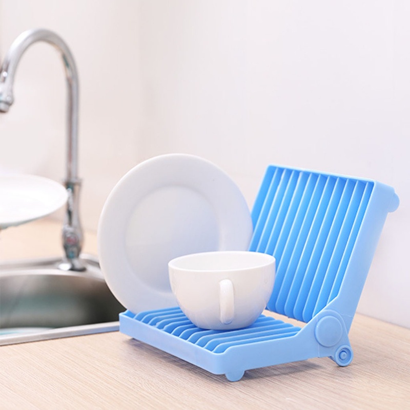Giá Úp Chén Đĩa Ráo Nước Có Thể Gấp Gọn Tiện Lợi