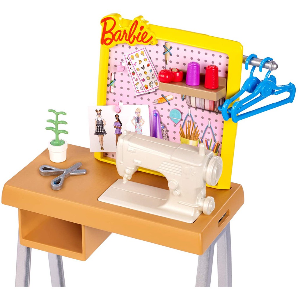 Bộ phụ kiện đồ dùng nghề nghiệp Barbie - Phòng thiết kế thời trang FXP10/FJB25