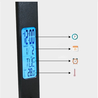 Đèn LED để bàn cảm ứng có đồng hồ