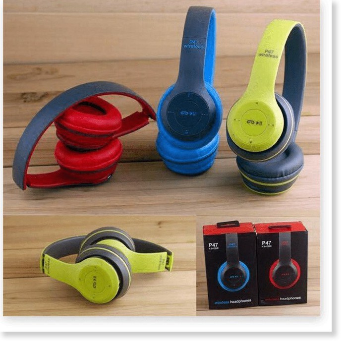 Tai nghe bluetooth P47 có khe cắm thẻ nhớ - Âm Thanh Đỉnh Cao