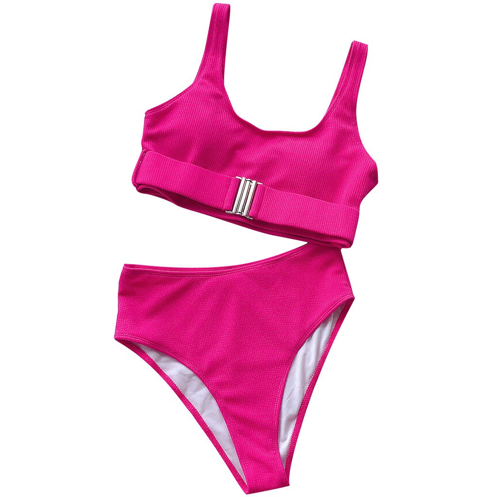 [Mã FACBGO245 giảm 10K đơn bất kì] Bikini Màu Trơn Có Đệm Mút Nâng Ngực Gợi Cảm | BigBuy360 - bigbuy360.vn