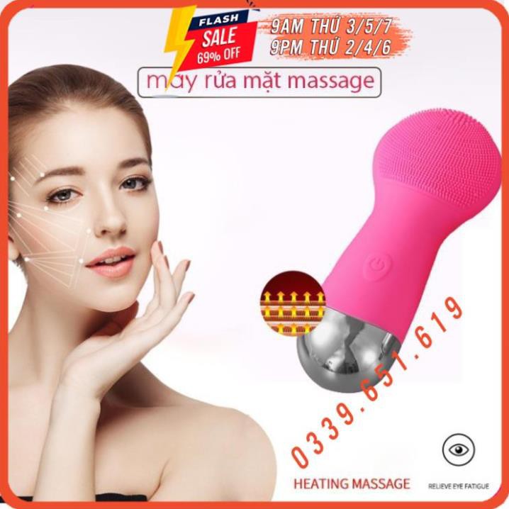 [LOẠI 1 - MUA 1 ĐỔI 1] MÁY RỬA MẶT MASSAGE HEALLTY BALANCE HÀN QUỐC