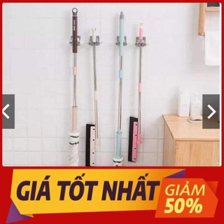 Combo 10 móc kẹp cài chổi đa năng dán tường chắc chắn