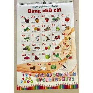 Bộ Tranh Treo Tường 14 Chủ Đề Cho Bé - Vy Shop
