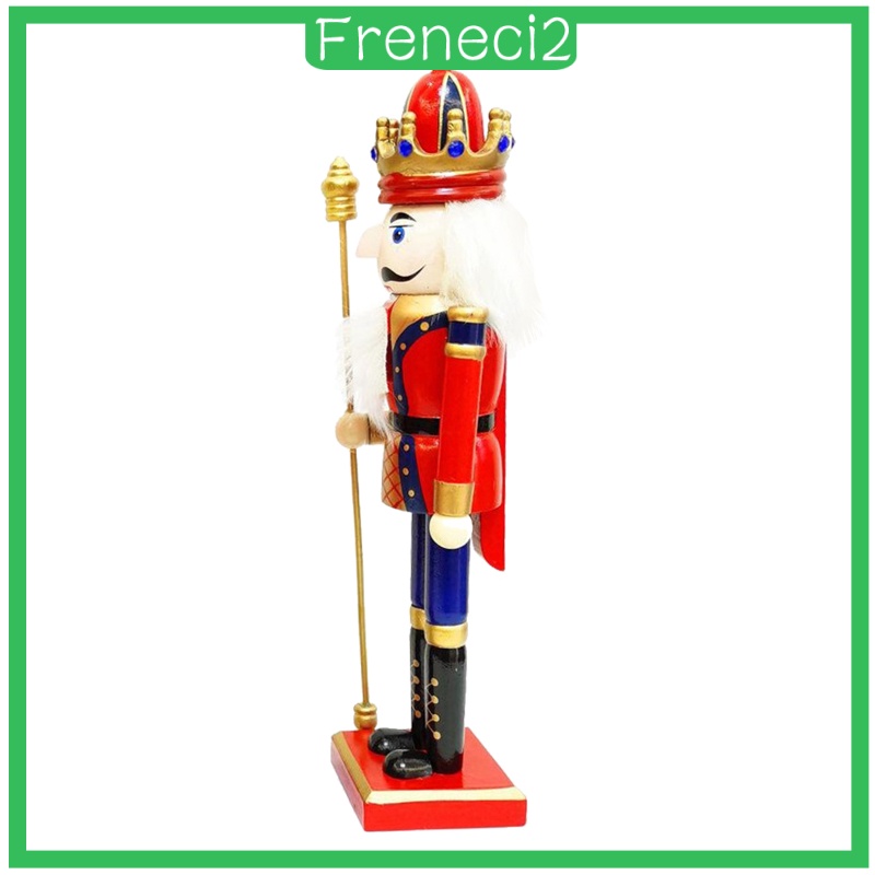 [FRENECI2] Traditional Decoration Soldier Swordsman Nutcracker 12 Inch Gift Drum