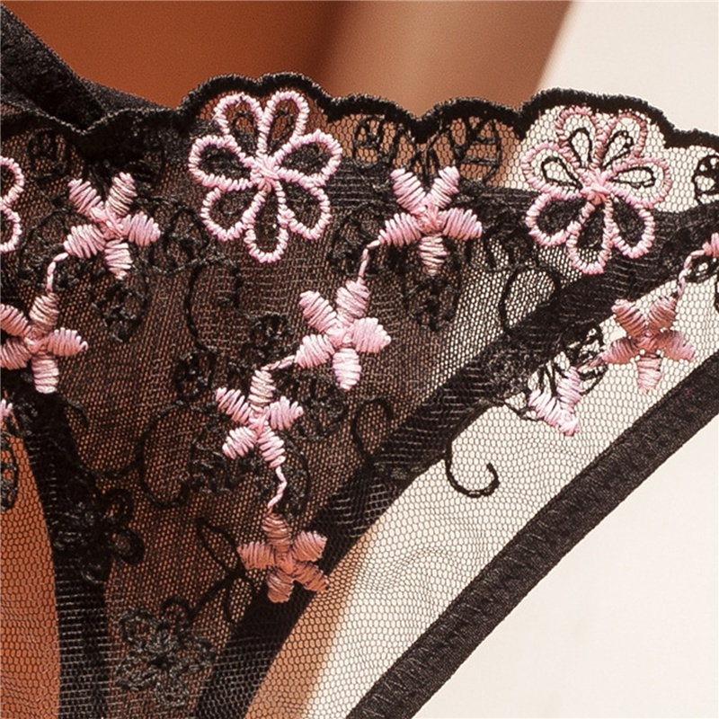 Quần Lót Lọt Khe Vải Lưới Xuyên Thấu Thêu Họa Tiết Thời Trang Quyến Rũ Cho Nữ | BigBuy360 - bigbuy360.vn