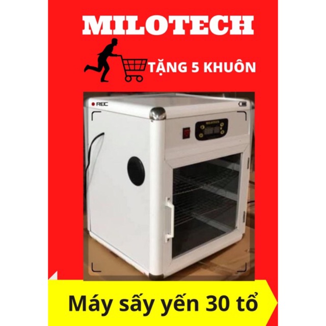 [BÁN CHẠY NHẤT] Máy sấy yến 30 tổ Milotech