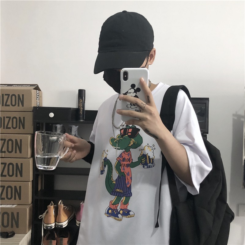 Áo thun form rộng unisex Yinxx, áo phông tay lỡ ATL09 | BigBuy360 - bigbuy360.vn