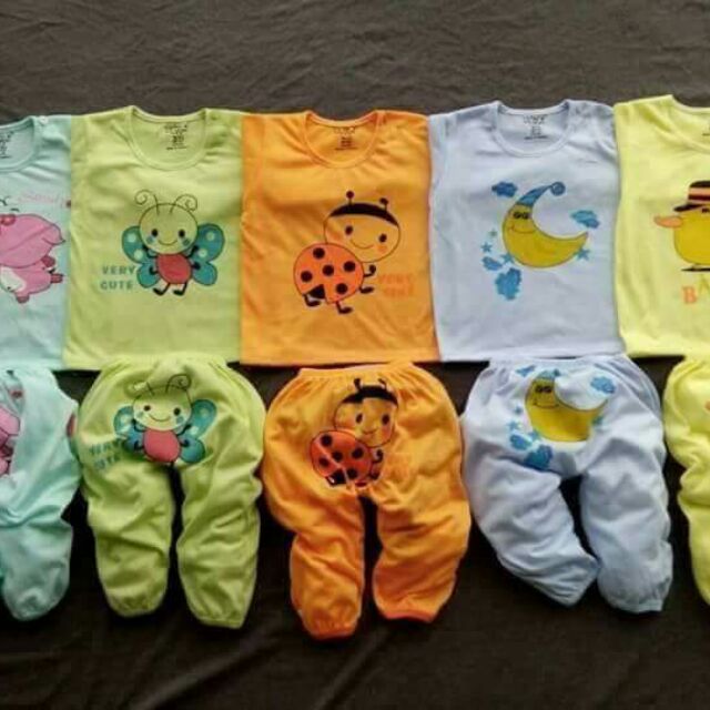 Set áo bé trai cotton