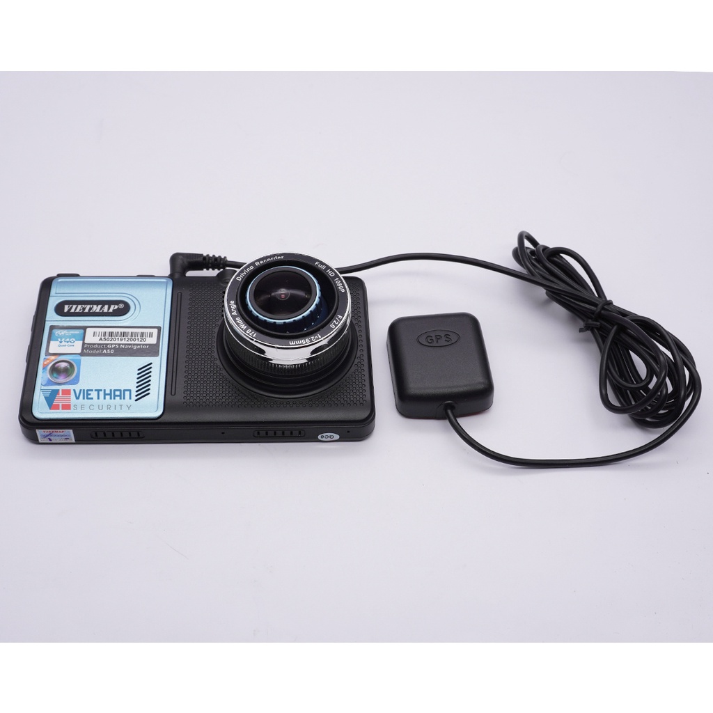 Camera hành trình ô tô VIETMAP A50, cảnh báo giới hạn tốc độ, tặng kèm thẻ nhớ 32gb
