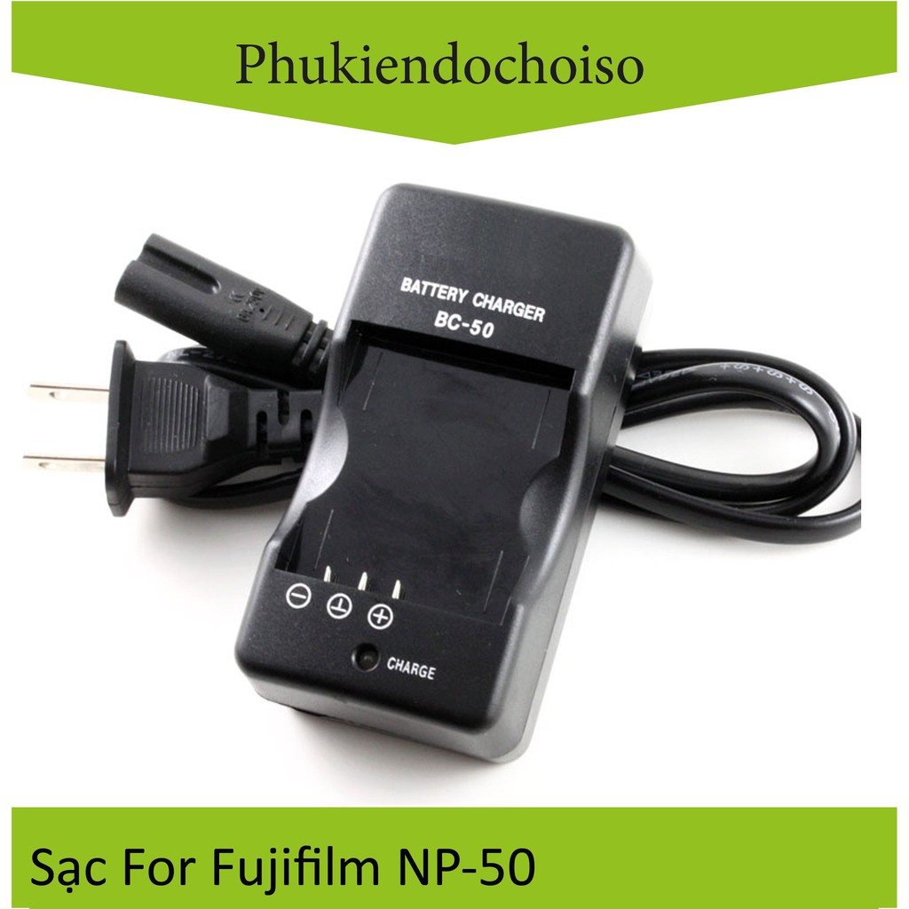 Bộ pin sạc thay thế 1 Pin 1 Sạc máy ảnh Fujifilm NP-50