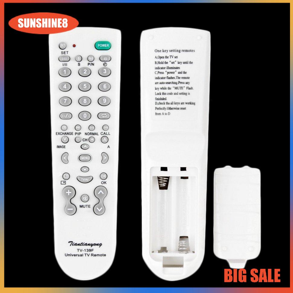 【SUN】TV Remote Control Controller For TV Television Universal TV Control TV-139F