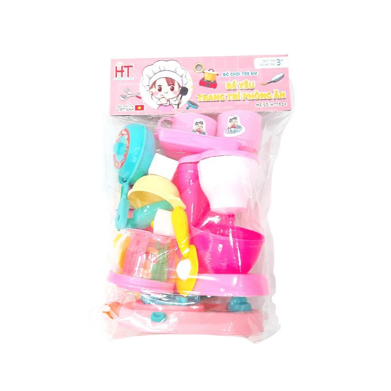 Bộ đồ chơi nhà bếp cho bé máy say sinh tố hàng Việt Nam HT7624