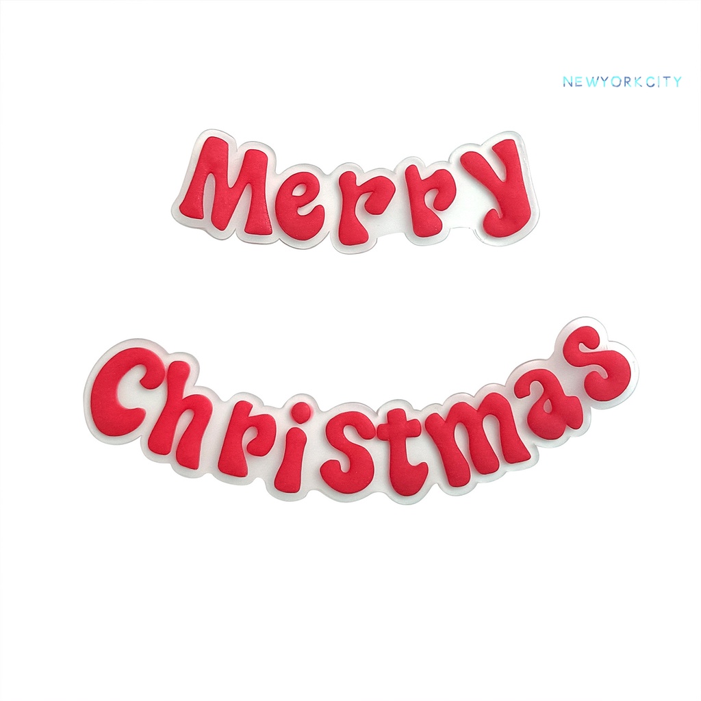 Cây Cắm Trang Trí Bánh Kem Hình Ông Già Noel Mềm Mại