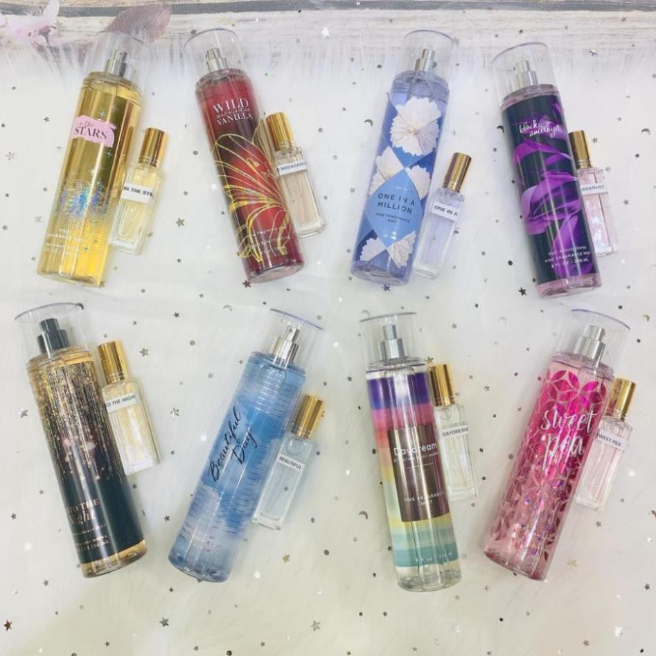 Travel size 10 ml Xịt Thơm Toàn Thân Bath And Body Works | Thế Giới Skin Care