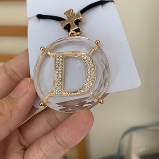 Dây chuyền mặt chữ D lớn phong cách Retro