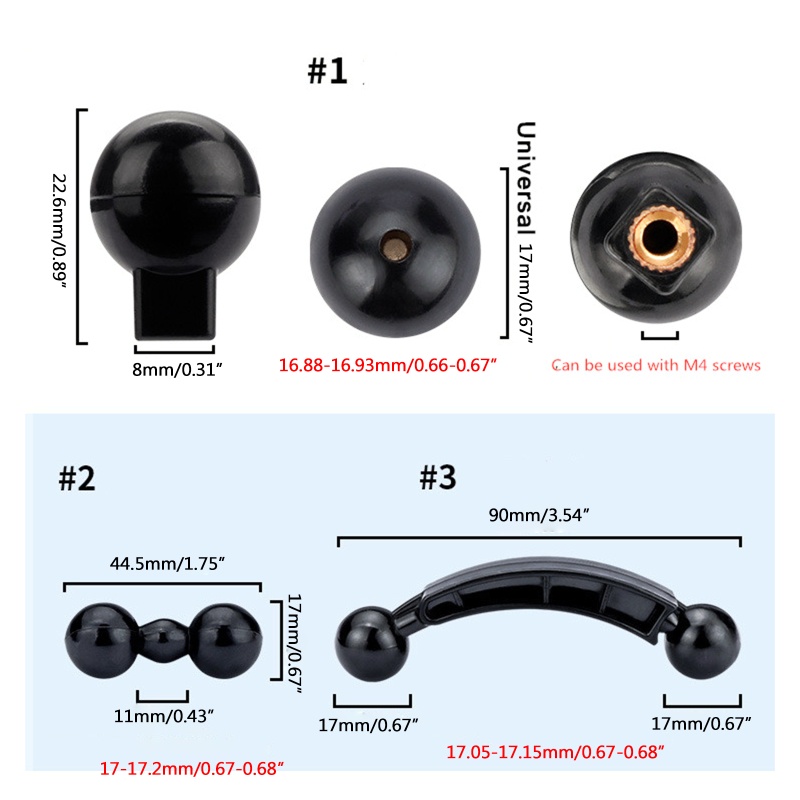 Khớp Nối Chuyển Đổi Dạng Kép 17mm Thông Dụng