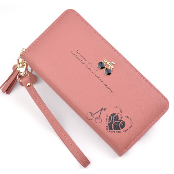 Bóp Ví Nữ CHERRY HEART Love You Quá Dễ Thương Y-2017 | BigBuy360 - bigbuy360.vn