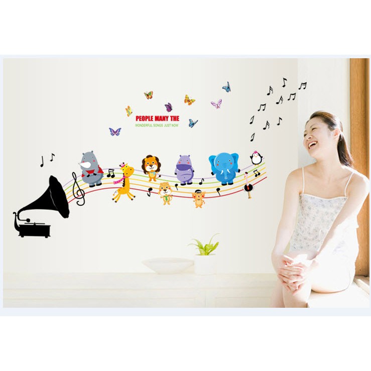 Decal Nốt nhạc ngộ nghĩnh