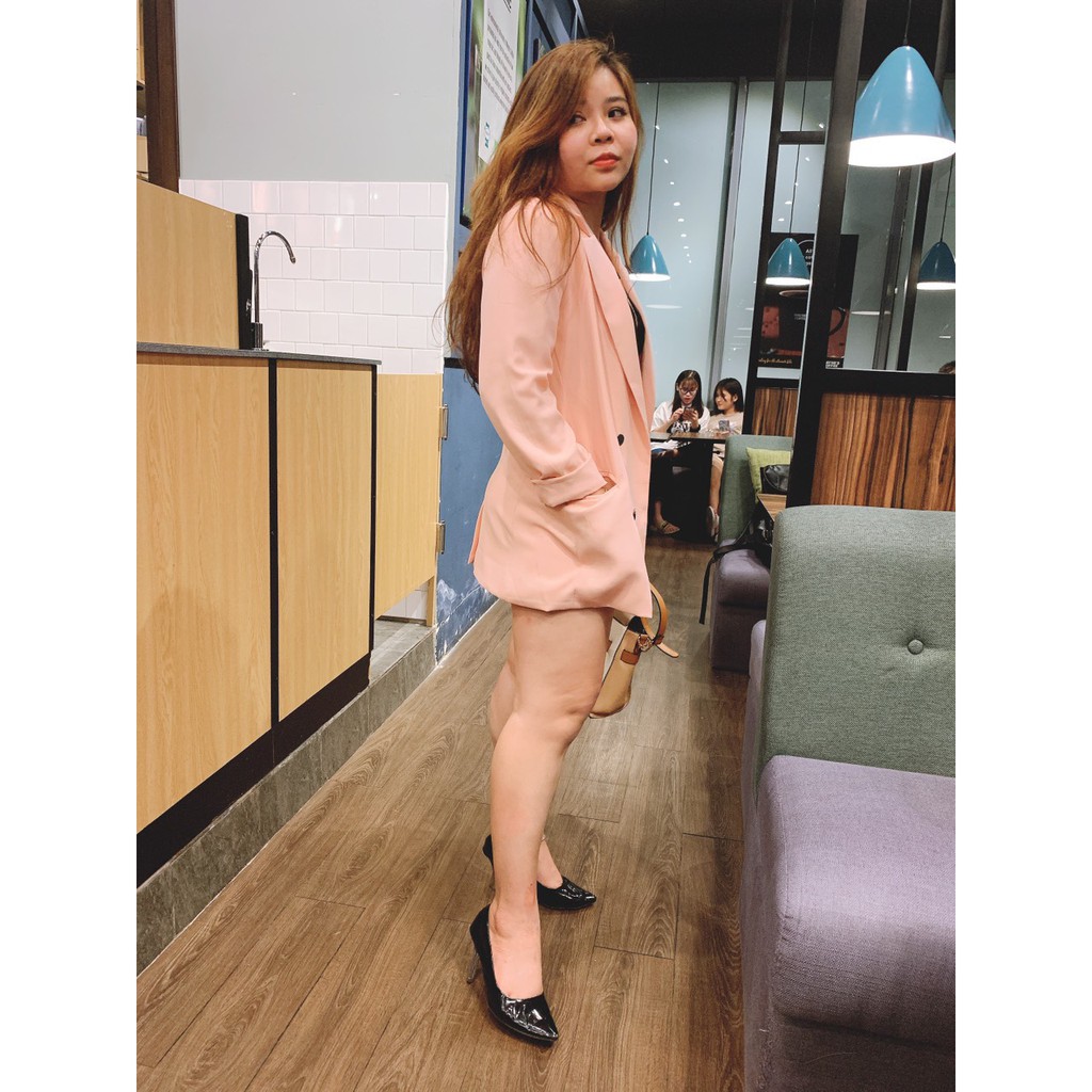 🌟 Bộ Vest Nữ Cao Cấp Charisme Màu Hồng Pastel - Vest Blazer 2 lớp - Hàng thiết kế 🌟 | BigBuy360 - bigbuy360.vn