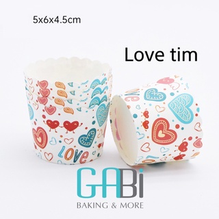 Lốc 50c Cup giấy cứng 5cm (nhiều mẫu)