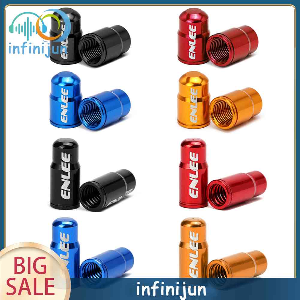 2 Nắp Van Bánh Xe Đạp Bằng Hợp Kim Nhôm Chống Gỉ