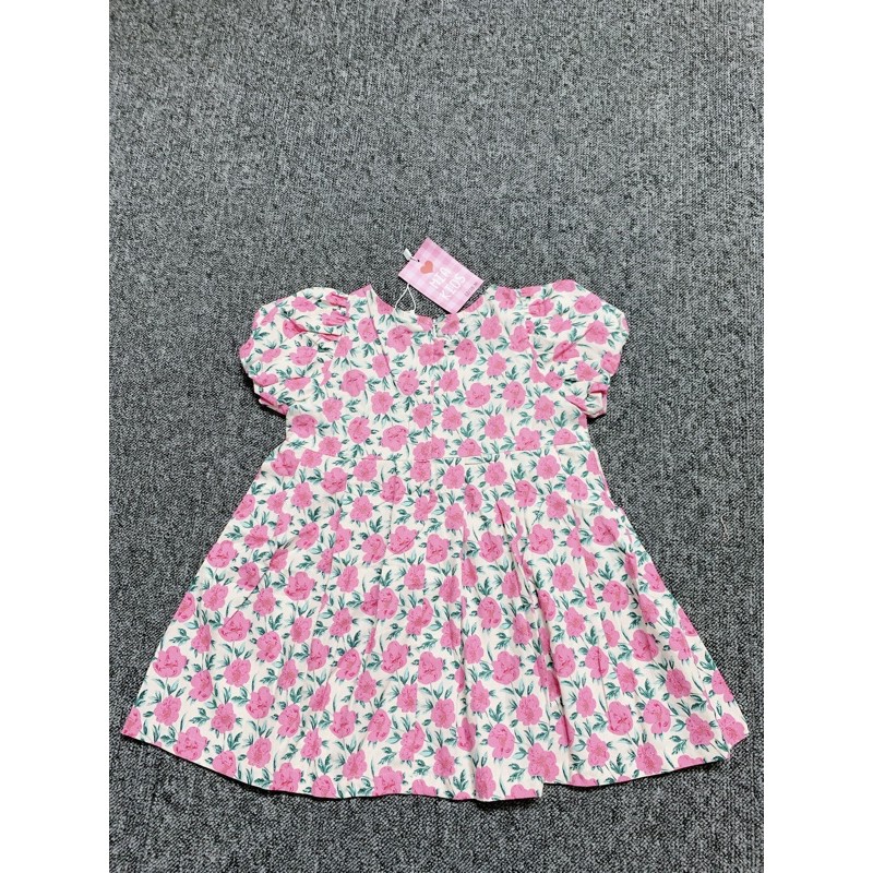 Váy hoa tay bồng Mia Kids size 12/18m-10y (11-35kg)