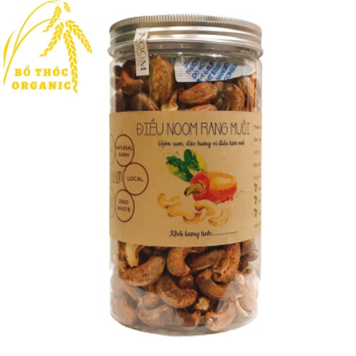 Hạt Điều Rang Muối NOOM Đặc Biệt Loại 500gr ( Hạt Điều Hoang Dã + Muối SaHu )