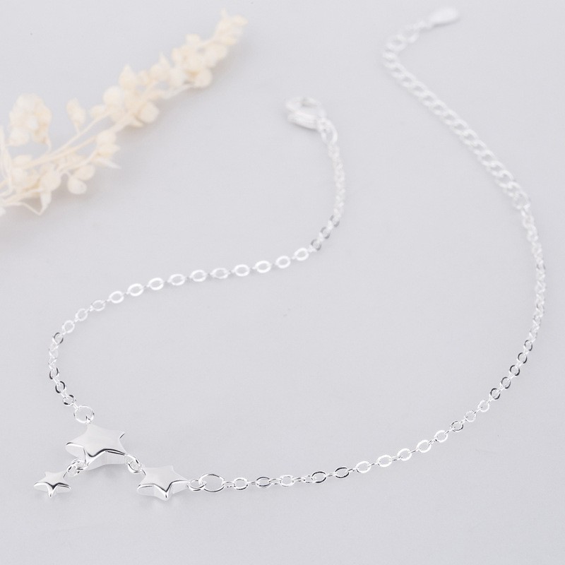 Lắc chân nữ bạc ngôi sao dễ thương nhỏ xinh phụ kiện trang sức hot trend hàn nhật - MLR | BigBuy360 - bigbuy360.vn