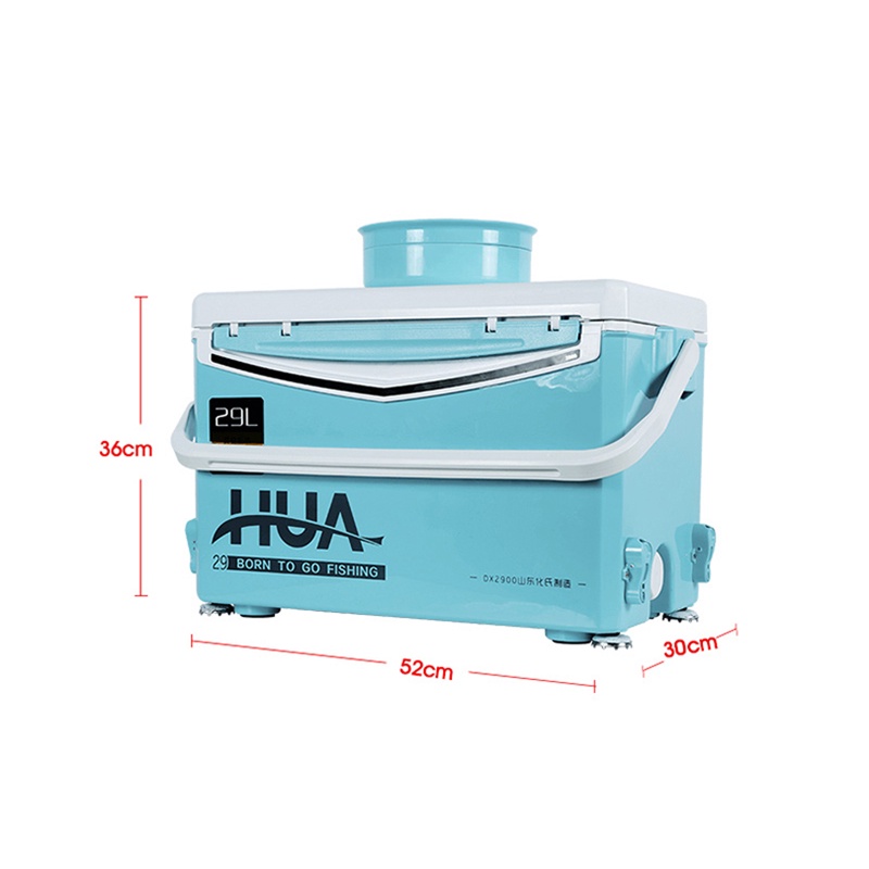 Thùng câu Đài Hua 29L Xanh