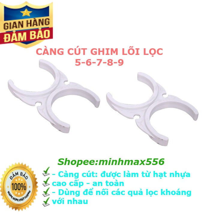 Càng cút nối lõi lọc nước số 456789 | Linh kiện lõi lọc nước