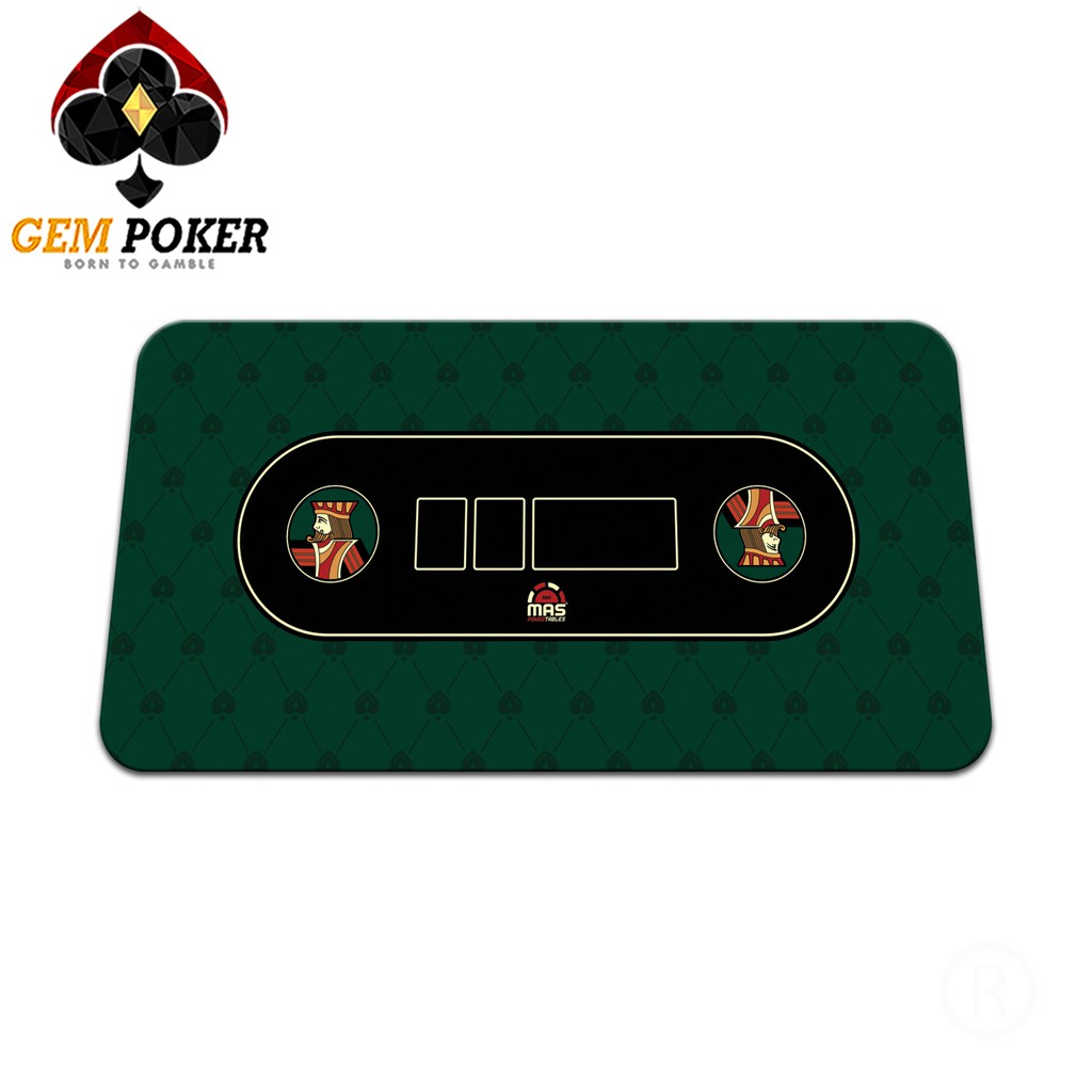 THẢM POKER 1M2 GEM TINY GREEN® CAO CẤP