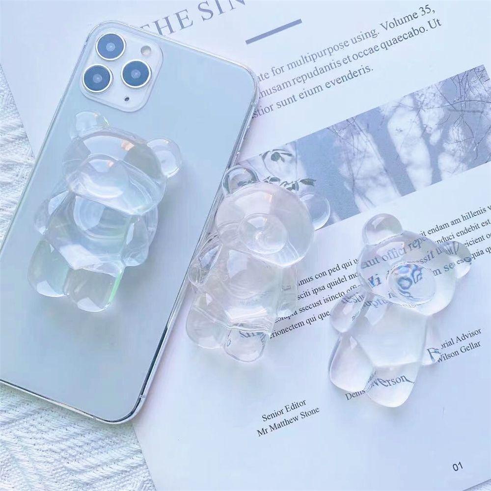MYRONGVN Giá Đỡ Điện Thoại Hàn Quốc Túi Khí Hình Gấu