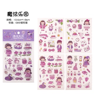 Set 4 Tấm Sticker Trang Trí Sổ