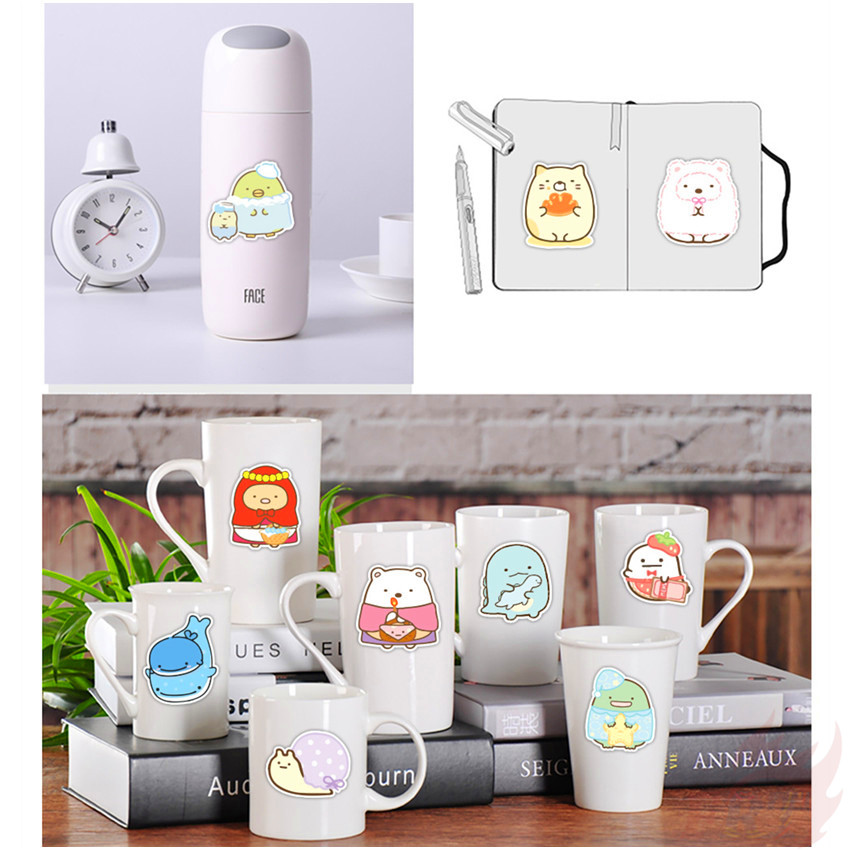 Bộ 100 Sticker Dán Hình Sumikko Gurashi Xinh Xắn