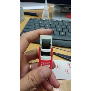 Combo Dấu tích điểm đóng trên mọi chất liệu 12x12mm ( Colop R12 + Mực nhanh khô + Dung dịch Noris)